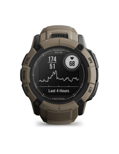 Zegarek garmin instinct 2x solar - tactical edition coyote tan
