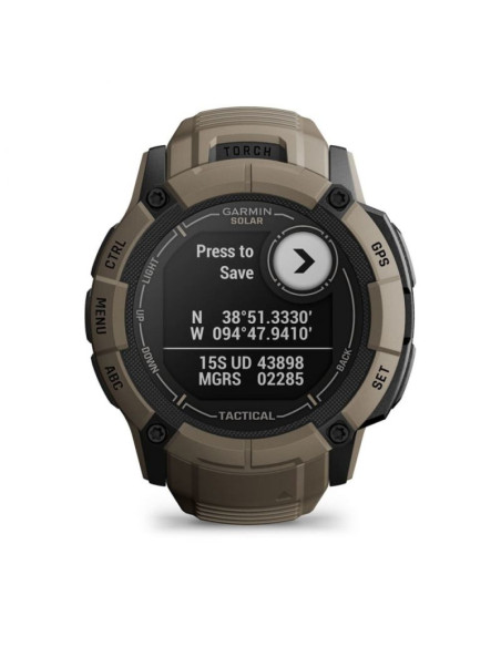 Zegarek garmin instinct 2x solar - tactical edition coyote tan