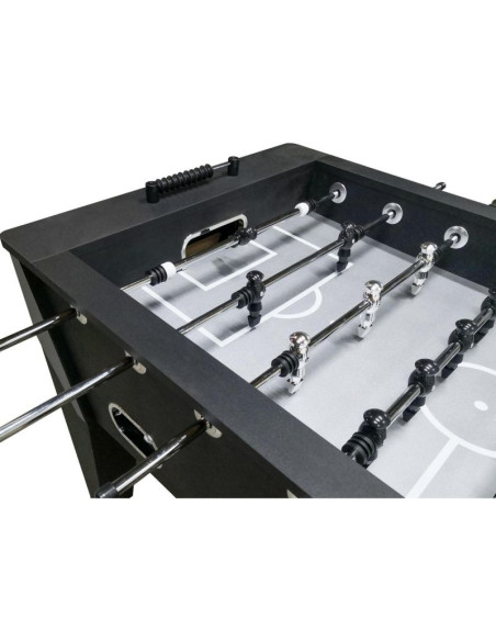 Stół do gry w piłkarzyki 143,4x80x89cm czarny enero