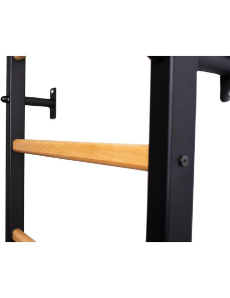 Drabinka gimnastyczna drewniano metalowa na 4 uchwyty benchk 200b