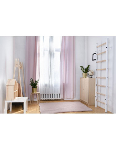 Drabinka gimnastyczna drewniano metalowa na 4 uchwyty benchk 200w