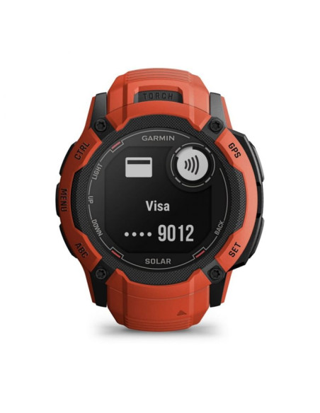 Zegarek sportowy garmin instinct 2x solar czerwony