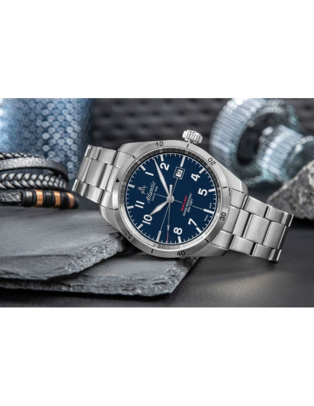 Zegarek męski atlantic seaflight 70356.41.55 + box