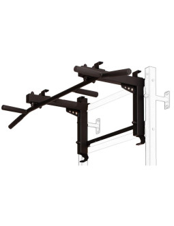 Metalowy regulowany drążek do podciągania z 6-cioma uchwytami benchk pb3b