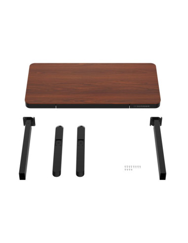 Bieżnia urevo u1 smart walkingpad + biurko regulowane elektrycznie tuckano czarny/orzech