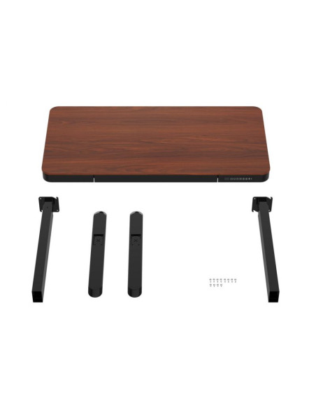 Bieżnia urevo u1 smart walkingpad + biurko regulowane elektrycznie tuckano czarny/orzech