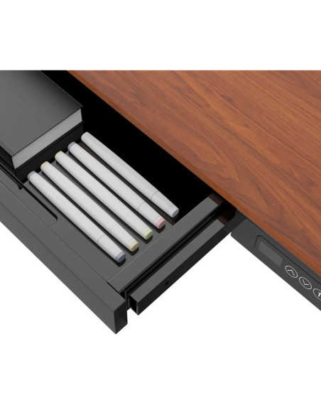 Bieżnia urevo u1 smart walkingpad + biurko regulowane elektrycznie tuckano czarny/orzech