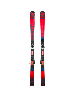 Narty rossignol hero athlete gs pro (r21) + wiązania look nx7 gw b73 black hot red