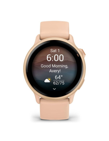 Zegarek garmin vivoactive 6 pink dawn / p. dawn metallic