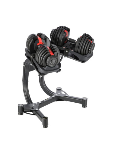 Zestaw sr52 sztangielki regulowane (2 szt.)  + str10 pro stojak hms