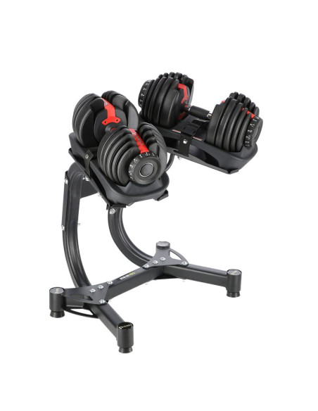 Zestaw sr52 sztangielki regulowane (2 szt.)  + str10 pro stojak hms