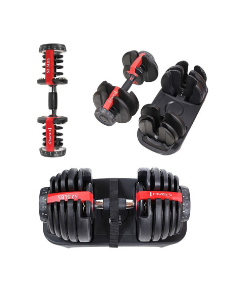 Zestaw sr52 sztangielki regulowane (2 szt.)  + str10 pro stojak hms