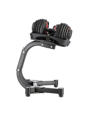 Zestaw sr52 sztangielki regulowane (2 szt.)  + str10 pro stojak hms