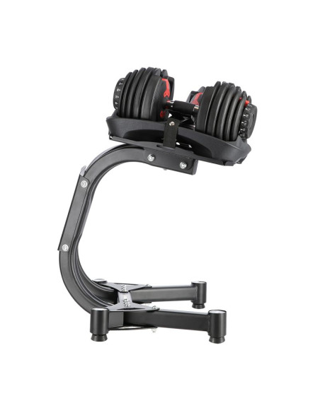 Zestaw sr52 sztangielki regulowane (2 szt.)  + str10 pro stojak hms