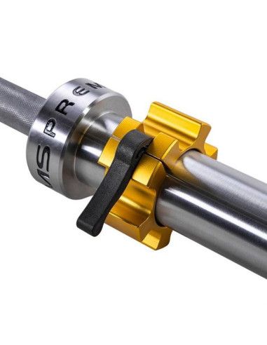 Gryf olimpijski 20 kg / 2200 mm z zaciskami lock jaw hms go1100