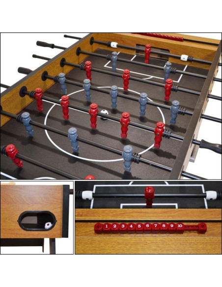 Stół do gry w piłkarzyki 153x76x81cm 60kg enero