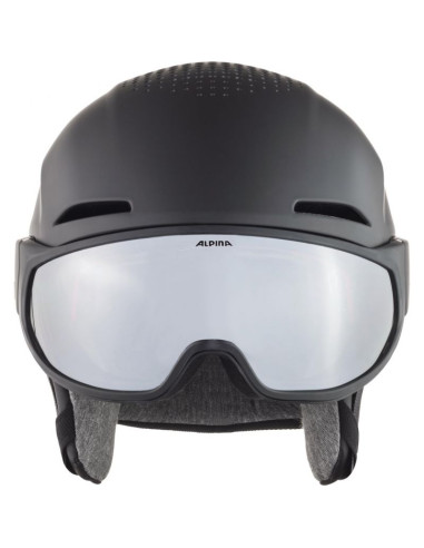 Kask narciarski alpina alto v black matt 55-59