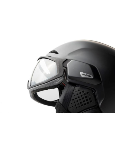 Kask narciarski alpina alto v black matt 55-59