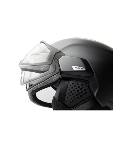 Kask narciarski alpina alto v black matt 55-59