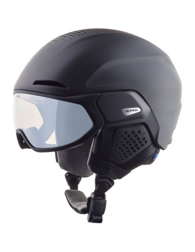 Kask narciarski alpina alto v black matt 59-63