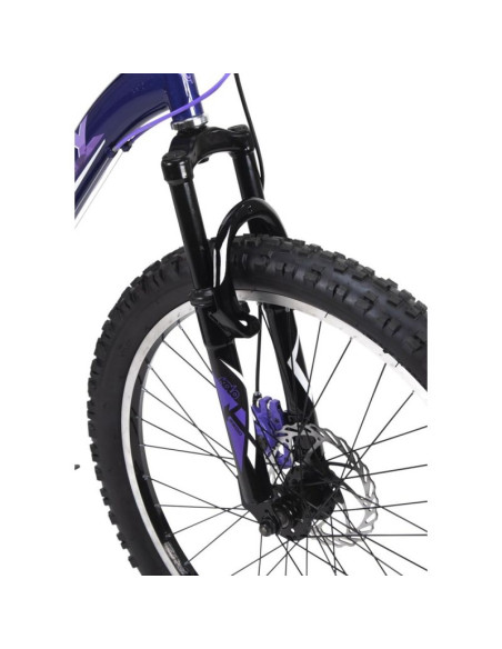 Rowerek dziecięcy huffy  extent 24" fiolet 64359w