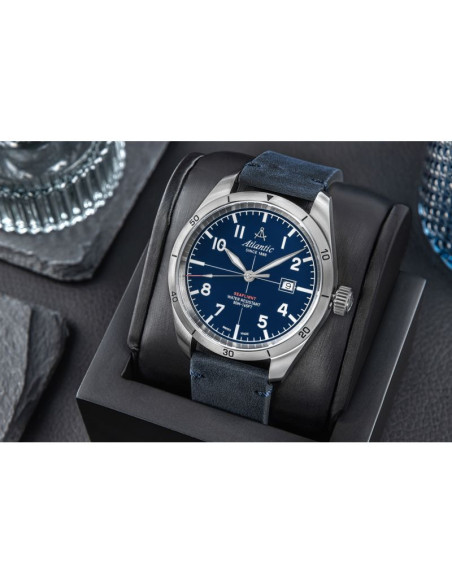 Zegarek męski atlantic seaflight 70351.41.55 + box