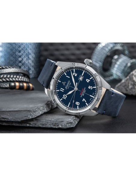 Zegarek męski atlantic seaflight 70351.41.55 + box