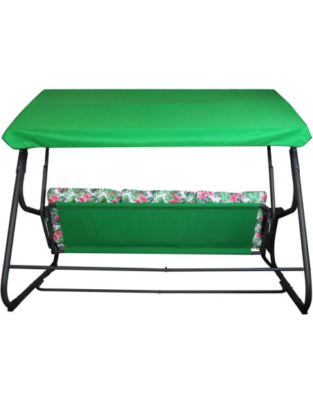 Huśtawka ogrodowa 3-osobowa matylda z moskitierą