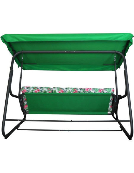 Huśtawka ogrodowa 3-osobowa matylda z moskitierą