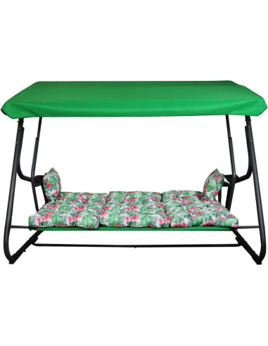 Huśtawka ogrodowa 3-osobowa matylda z moskitierą