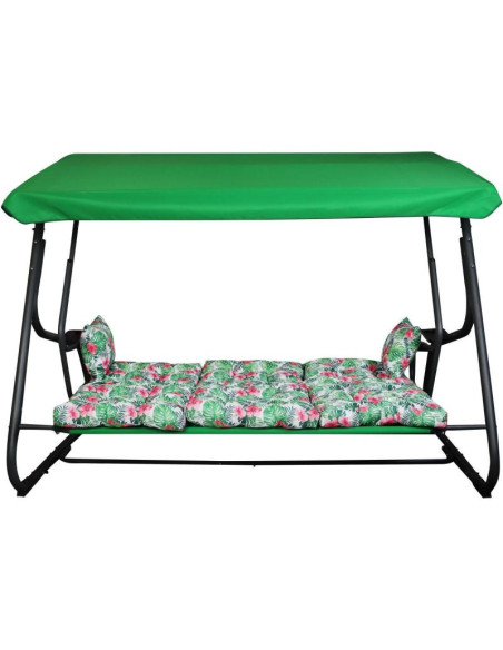 Huśtawka ogrodowa 3-osobowa matylda z moskitierą