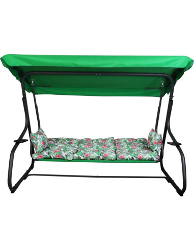 Huśtawka ogrodowa 3-osobowa matylda z moskitierą
