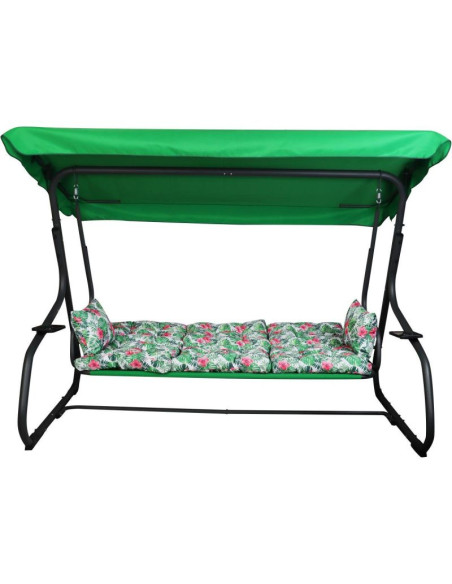 Huśtawka ogrodowa 3-osobowa matylda z moskitierą