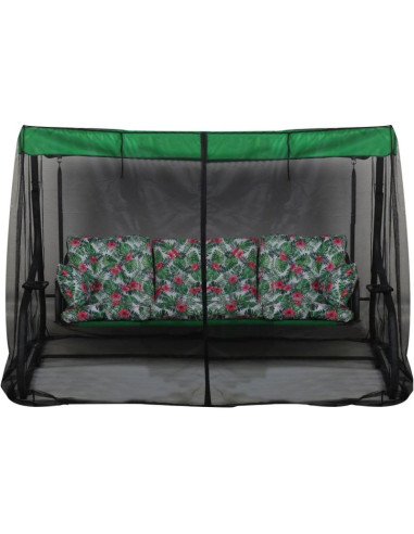 Huśtawka ogrodowa 3-osobowa matylda z moskitierą