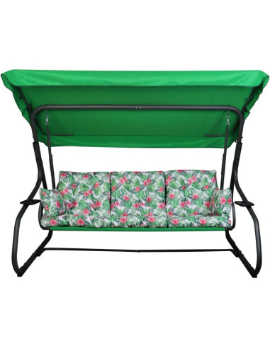 Huśtawka ogrodowa 3-osobowa matylda z moskitierą