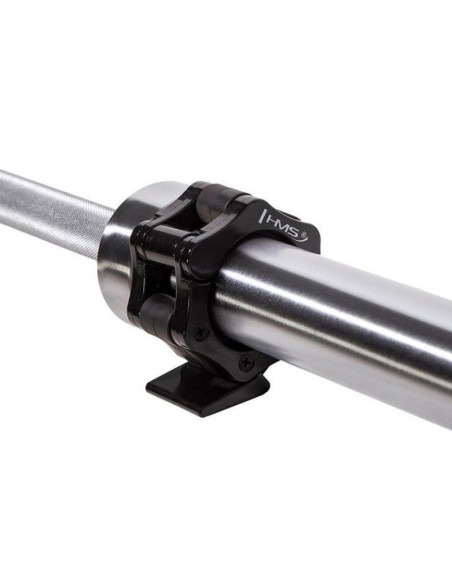 Gryf olimpijski 20 kg / 2200 mm z zaciskami lock jaw hms go900