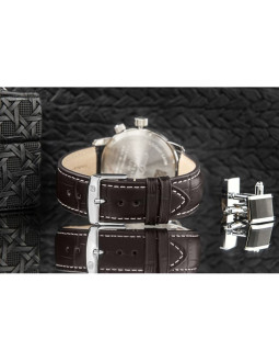 Zegarek męski zeppelin lz127 graf zeppelin dual time 7644-5 + box 2