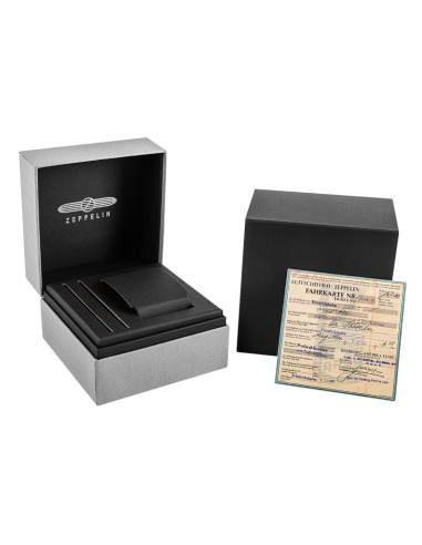 Zegarek męski zeppelin lz127 graf zeppelin dual time 7644-5 + box