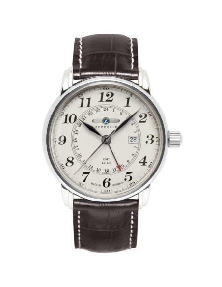 Zegarek męski zeppelin lz127 graf zeppelin gmt 7642-5 + box