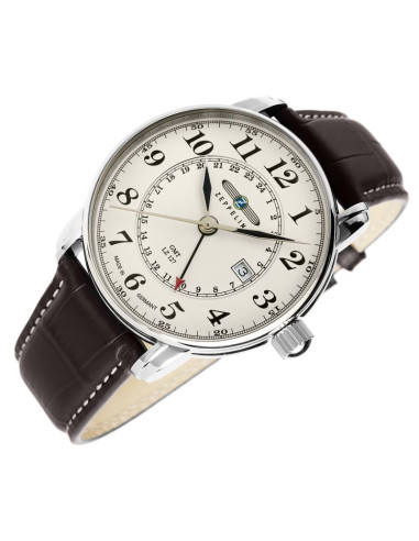 Zegarek męski zeppelin lz127 graf zeppelin gmt 7642-5 + box