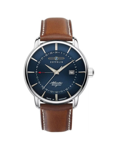 Zegarek męski zeppelin atlantic timezone 8442-3 + box