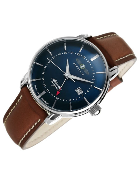 Zegarek męski zeppelin atlantic timezone 8442-3 + box