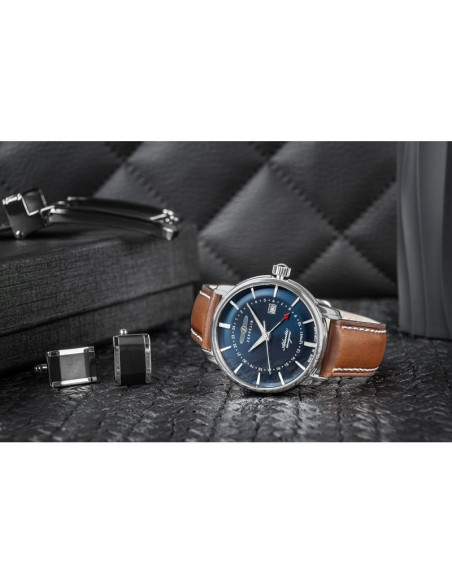 Zegarek męski zeppelin atlantic timezone 8442-3 + box