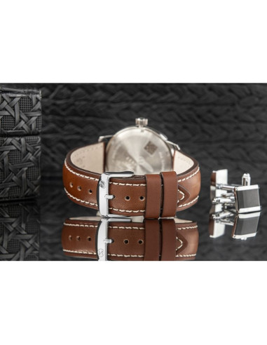 Zegarek męski zeppelin atlantic timezone 8442-3 + box