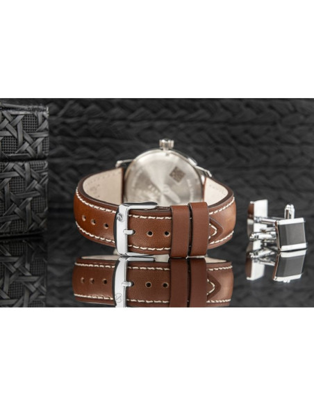 Zegarek męski zeppelin atlantic timezone 8442-3 + box