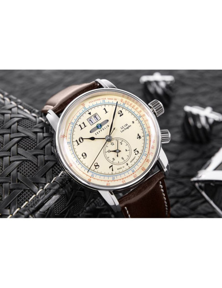 Zegarek męski zeppelin lz126 los angeles 8644-5 + box