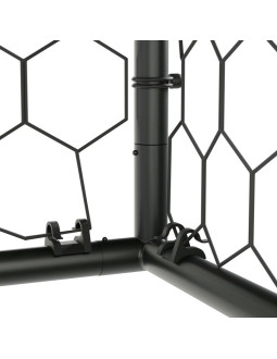 Virtufit bramka piłkarska premium - heavy duty - 240x160x85 2