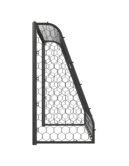 Virtufit bramka piłkarska premium - heavy duty - 240x160x85