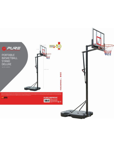 Zestaw regulowany do koszykówki 2.30-3.05m pure 2 improve
