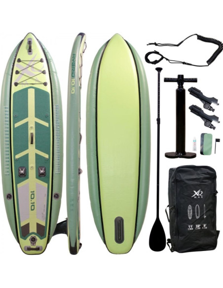 Zestaw deska sup dla wędkarzy 150kg dmuchana 330x99x15cm